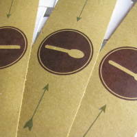 Etichette in carta paglia – Party in stile rustico