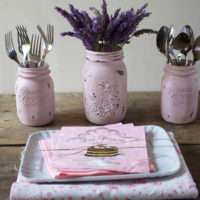 Tutorial barattoli decorati in stile Shabby Chic – Idee per la tavola del party