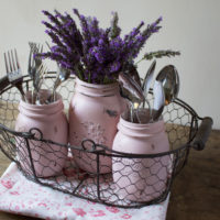 Tutorial barattoli decorati in stile Shabby Chic – Idee per la tavola del party