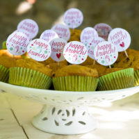 Decorazioni per il brunch – Cupcake topper – Lily&Sage Design