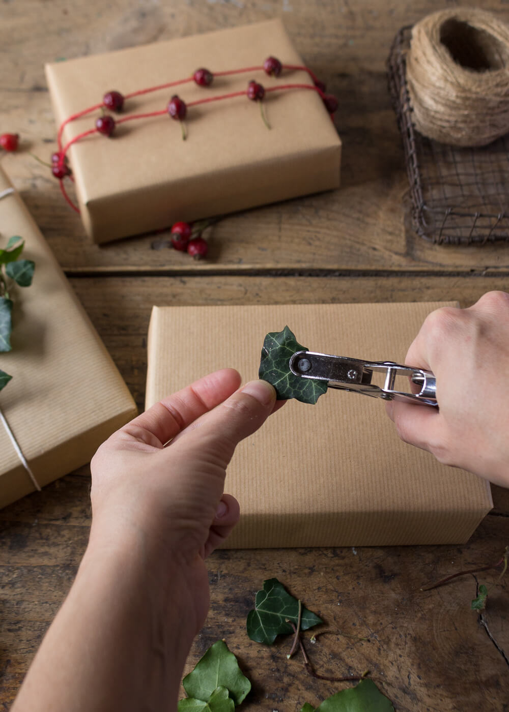 Impacchettare i regali di Natale con il linguaggio dei fiori - Edera - Lily&Sage Design
